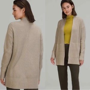 COPY - Like New Lululemon Cashlu Sweater Wrap Cashmere blend cardigan